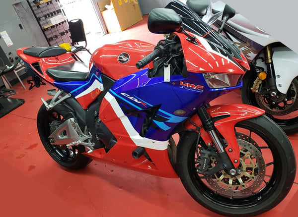 NT-FAIRING Fairing Kit Fit for HONDA Blue Red 2001 02 03 04 05 06 07 08 09 10 11 12 13 14 15 16 17 18 19 20 21 22 23 24 25 CBR600F4I  CBR600RR CBR1000RR CBR929RR CBR954RR Injection Mold ABS New Color Scheme(2020 CBR1000RR-R Color Scheme)
