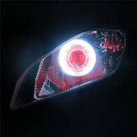 Front Motorcycle Headlight HALO Red Angel Eye Fit Yamaha 2008-2016 YZF R6