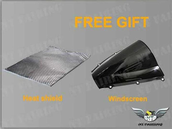 NT Aftermarket Injection ABS Plastic Fairing Fit for GSXR 1300 Hayabusa 1997-2007 White Black N069