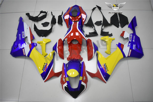 NT Aftermarket Injection ABS Plastic Fairing Fit for CBR1000RR 2017-2023 Blue Yellow Red PT02