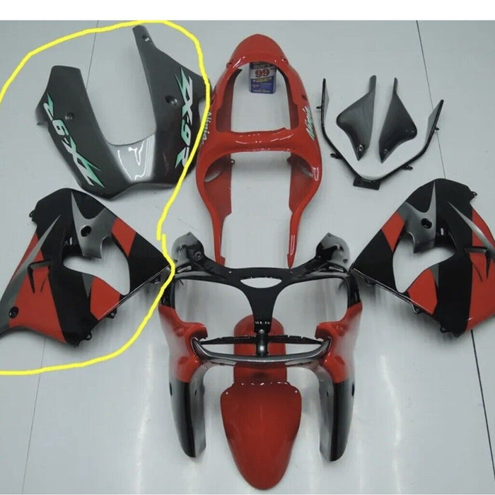 NT Replacement for  2000-2001 ZX9R Plastic Red Kit Injection Fairing ABS t014