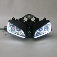 Front Motorcycle Headlight HALO Red Angel Eye Fit Honda 2003-2006 CBR600RR F5
