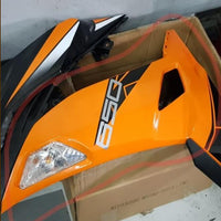Aftermarket ABS Plastic Right Side Upper Fairing Fit for 2017-2020 Ninja 650R Orange
