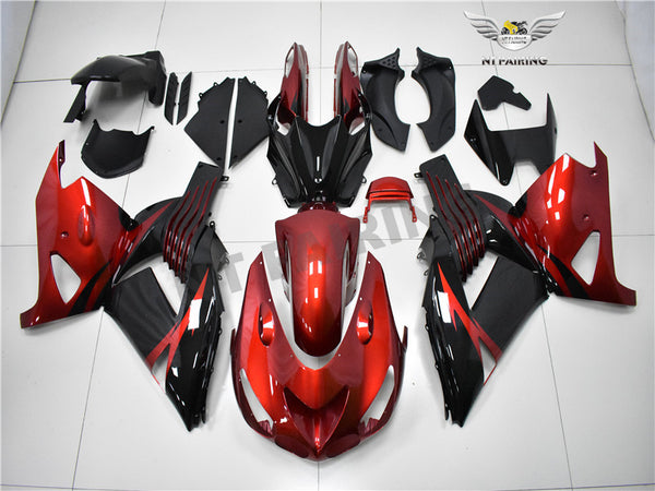 NT Red Black Injection Mold Fairing Fit for 2006-2011 ZX14R ZZR1400 Bodyset e01A