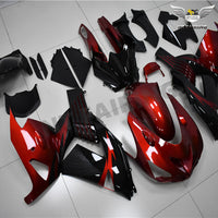 US STOCK NT Red Black Injection Mold Fairing Fit for 2006-2011 ZX14R ZZR1400 Bodyset e01A Available in CA