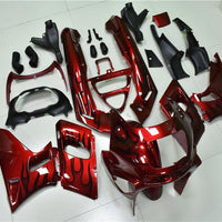 NT Aftermarket Injection ABS Plastic Fairing Fit for ZZR400 1993-2003 Red Black N004