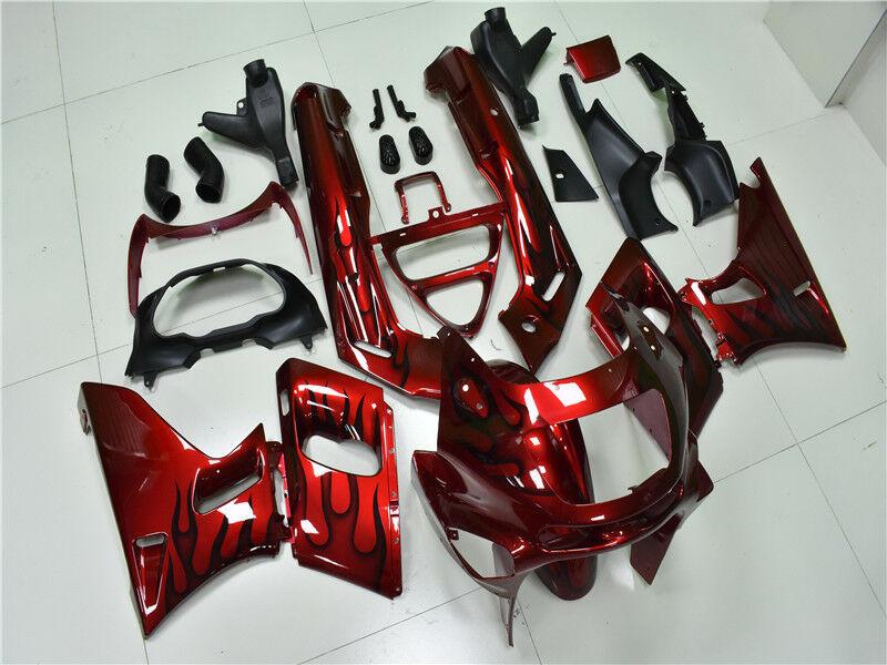NT Fairing Fit for Kawasaki 1993-2003 ZZR400 N004- Red Black | ABS Injection