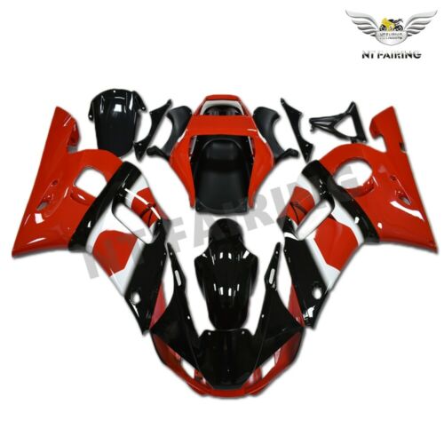 NT Fairing Fit for Yamaha 1998-2002 YZF-R6 N009- Red Black | ABS Injection, US Stock