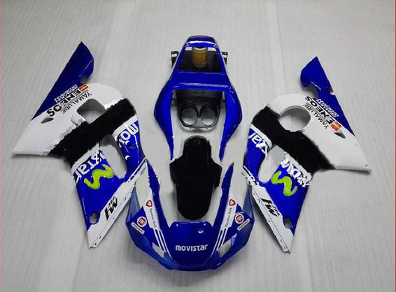 NT Aftermarket Injection ABS Plastic Fairing Fit for YZF R6 1998-2002 Blue Green White N0001