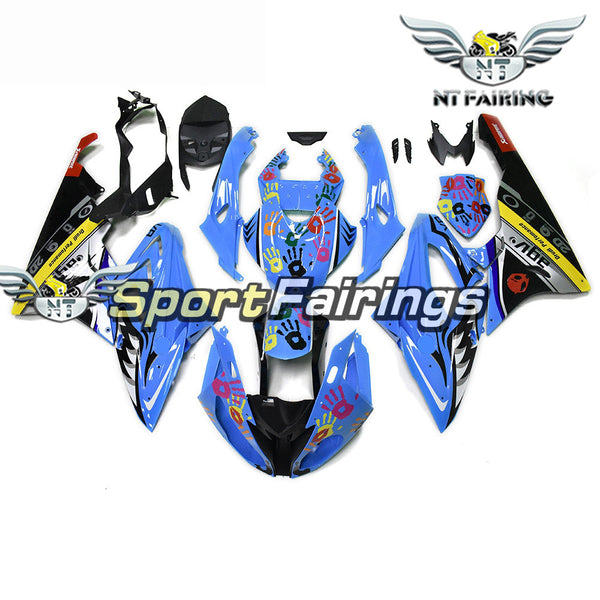 Fit for BMW 2015-2016 S1000RR Blue Black Injection Mold Fairing Plastic N003