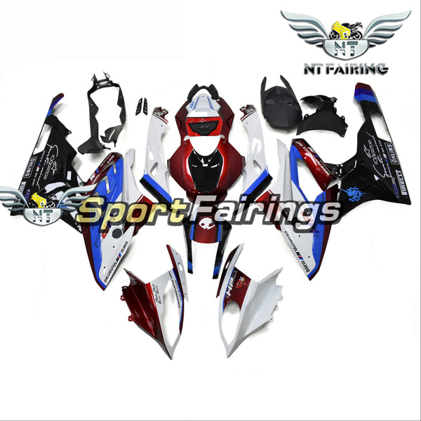 Fit for BMW 2015-2016 S1000RR White Red Black Injection Mold Fairing Plastic N004