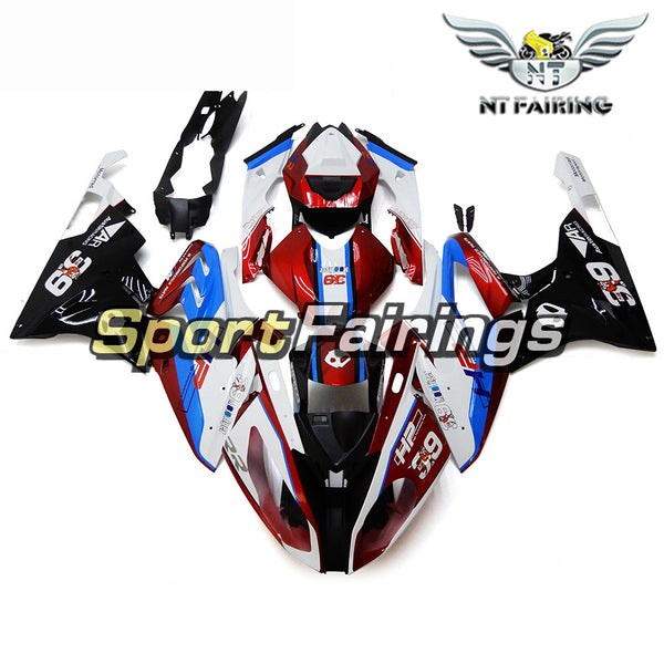 Fit for BMW 2015-2016 S1000RR Blue Red White Black Injection Mold Fairing Plastic N013