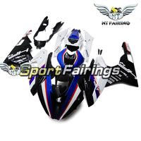 Fit for BMW 2015-2016 S1000RR Blue White Black Injection Mold Race Fairing Plastic N015