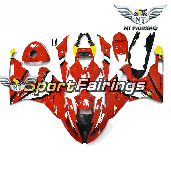 Fit for BMW 2015-2016 S1000RR Red White Yellow Injection Mold Fairing Plastic N011