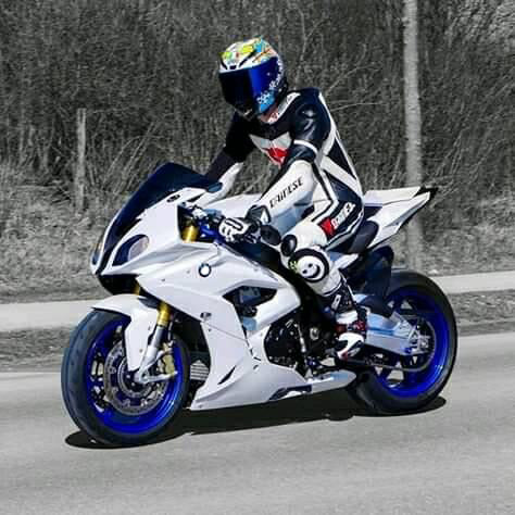 Fit for BMW 2017-2018 S1000RR ABS Injection Mold Fairing Plastic Glossy White N0001