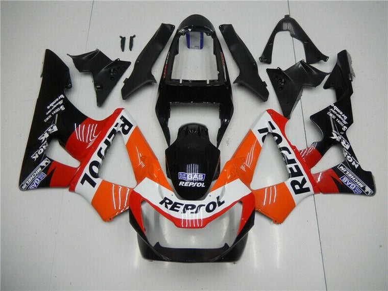 NT Fairing Fit for Honda 2000-2001 CBR929RR N029- Orange Red Black | ABS Injection, US Stock