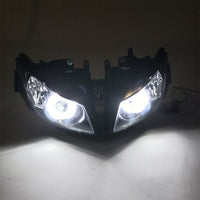 Front Motorcycle Headlight HALO Blue Angel Eye Fit Honda 2012-2016 CBR1000RR