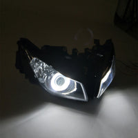 Front Motorcycle Headlight HALO Blue Angel Eye Fit Honda 2012-2016 CBR1000RR