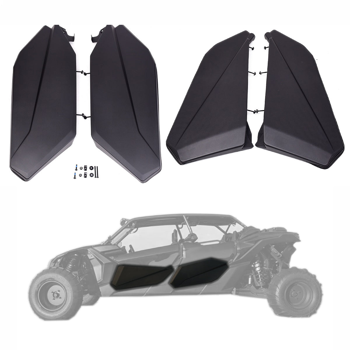 NT Fairing Lower Door Panels Insert Kit for Can Am Maverick X3 4 Door 2017 2018 2019 2020 2021 2022 UTV Parts | US Stock