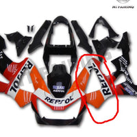 NT Aftermarket Injection ABS Plastic Left Upper Side Fairing Fit for 2000 2001 CBR929 CBR900RR orange