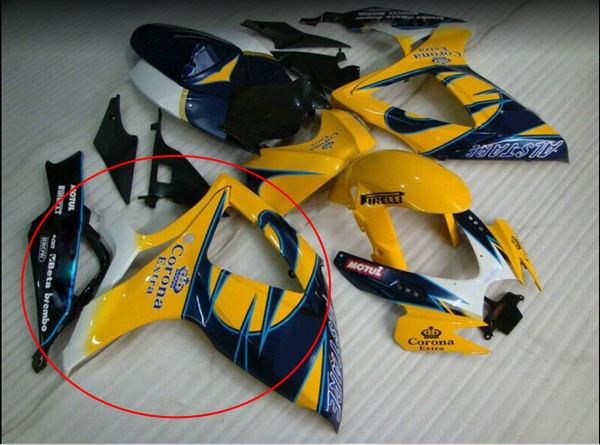 Right Side Fairing Fit for  2006 2007 GSXR 600 750