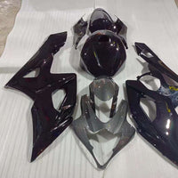 NT Aftermarket Injection ABS Plastic Fairing Fit for GSXR 1000 2005-2006 Carbon Fiber Black N3909
