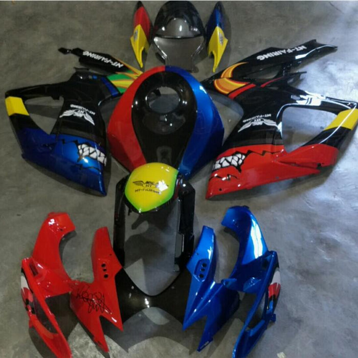 NT Aftermarket Injection ABS Plastic Fairing Fit for GSXR 600/750 2006-2007 Red Blue N2162