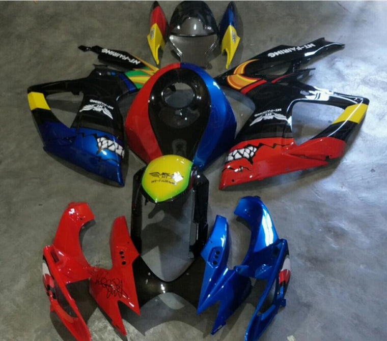NT Aftermarket Injection ABS Plastic Fairing Fit for GSXR 600/750 2006-2007 Red Blue N2162