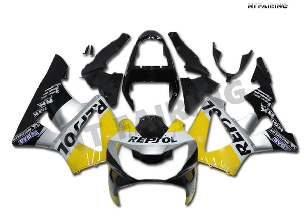 NT Aftermarket Injection ABS Plastic Fairing Fit for CBR929RR 2000-2001 Yellow Silver Black N002