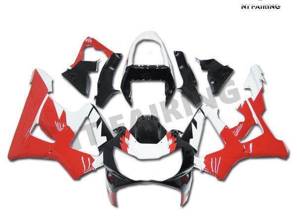 US STOCK NT Aftermarket Injection ABS Plastic Fairing Fit for CBR929RR 2000-2001 Black White Red N003 Available in CA