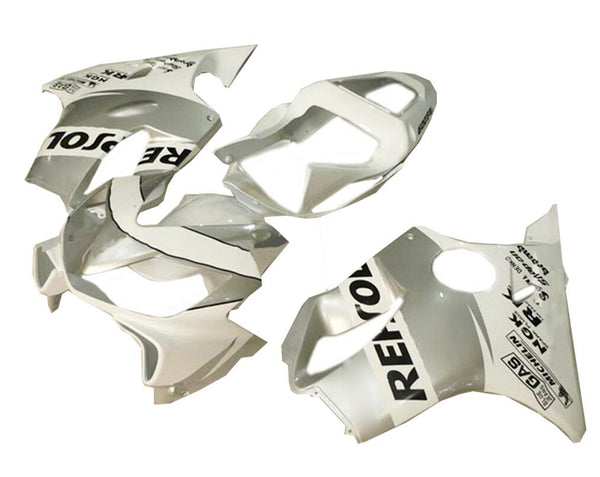 NT Aftermarket Injection ABS Plastic Fairing Fit for CBR600 F4i 2001-2003 White Silver Black N014