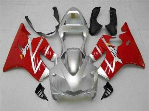 NT Fairing Fit for Honda 2001-2003 CBR600 F4i N059- Silver Red | ABS Injection