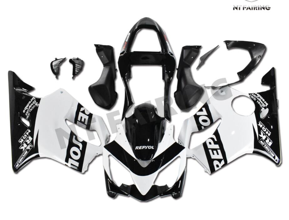 NT Fairing Fit for Honda 2001-2003 CBR600 F4i N065- White Black | ABS Injection