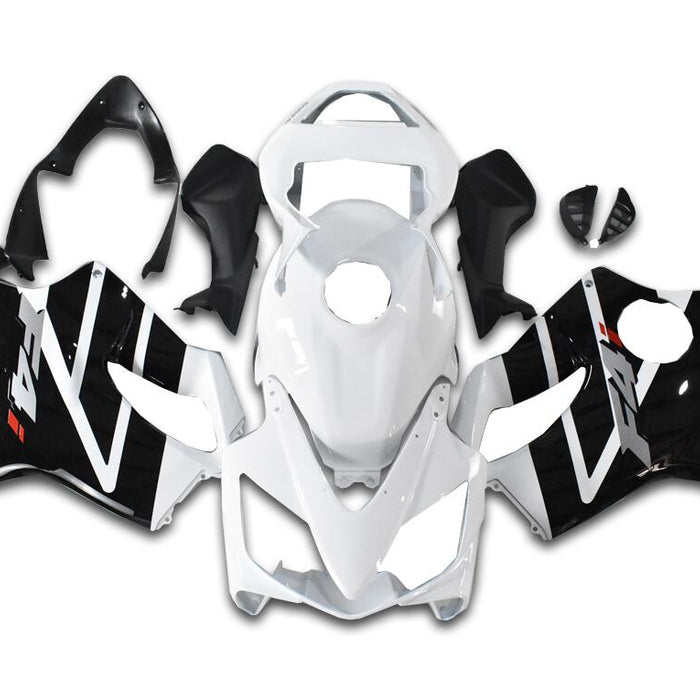 NT Aftermarket Injection ABS Plastic Fairing Fit for CBR600 F4i 2001-2003 White Black T058