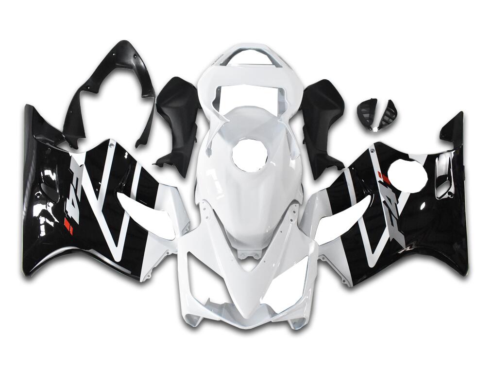NT Fairing Fit for Honda 2001-2003 CBR600 F4i T058- White Black | ABS Injection, US Stock