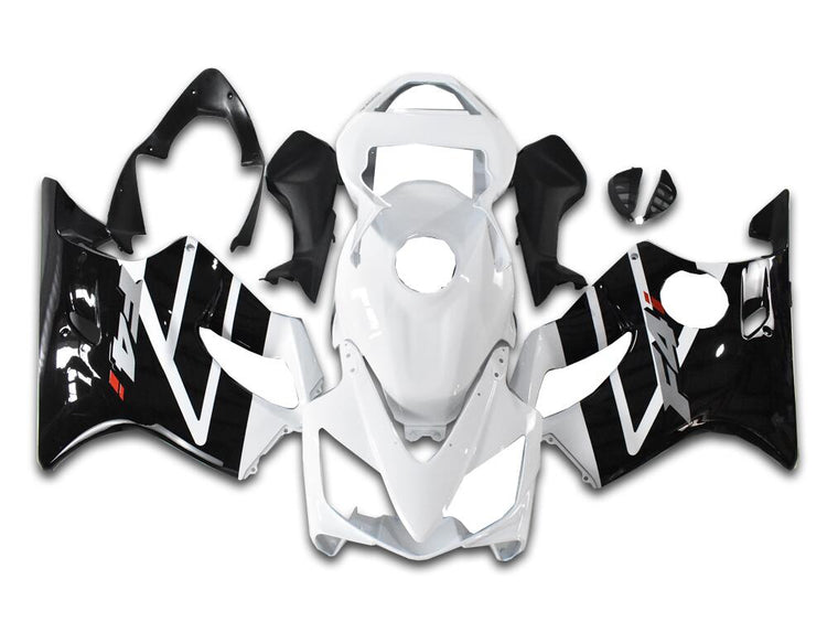 US STOCK NT Aftermarket Injection ABS Plastic Fairing Fit for CBR600 F4i 2001-2003 White Black T058 Available in CA