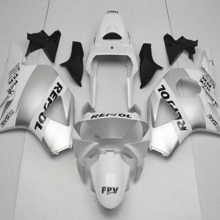 NT Aftermarket Injection ABS Plastic Fairing Fit for CBR954RR 2002-2003 White Silver Black N027