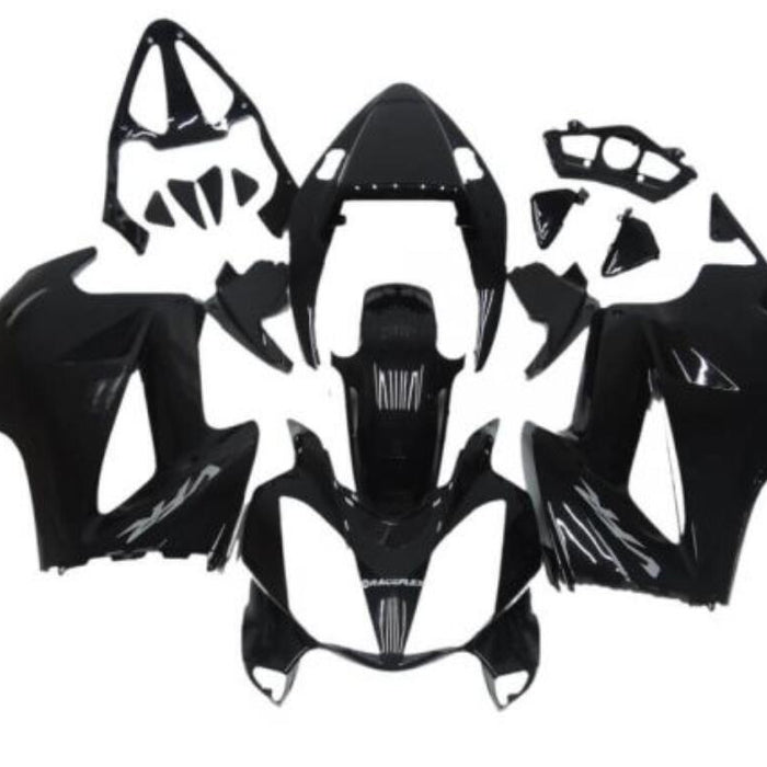 US STOCK NT Injection Mold Gloss Black Fairing Kit Fit for Honda 2002-2012 VFR800 N004 Available in CA