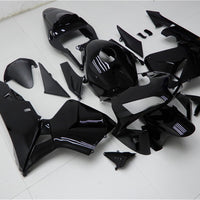NT Aftermarket Injection ABS Plastic Fairing Kit Fit for CBR600RR 2003 2004 Glossy Black N003