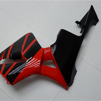 NT Aftermarket Injection ABS Plastic Fairing Fit for CBR600RR 2003-2004 Black Red N079