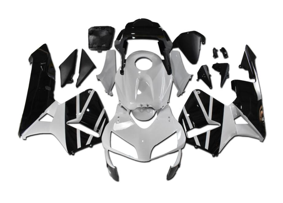 NT Fairing Fit for Honda 2003-2004 CBR600RR N099- White Black | ABS Injection