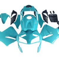 NT Aftermarket Injection ABS Plastic Fairing Kit Fit for Honda CBR600RR 2003 2004 Teal Black N111