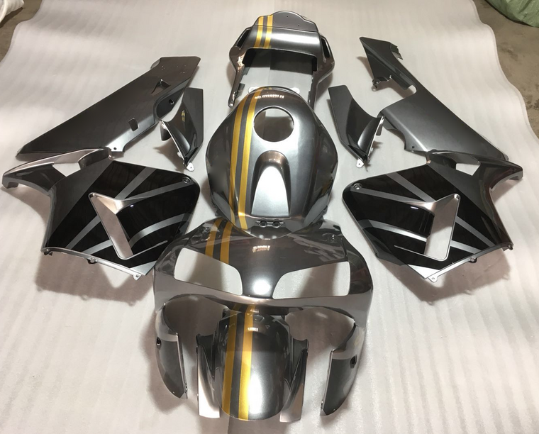 NT Fairing Fit for Honda 2003-2004 CBR600RR N2164- Silver Gold Black | ABS Injection