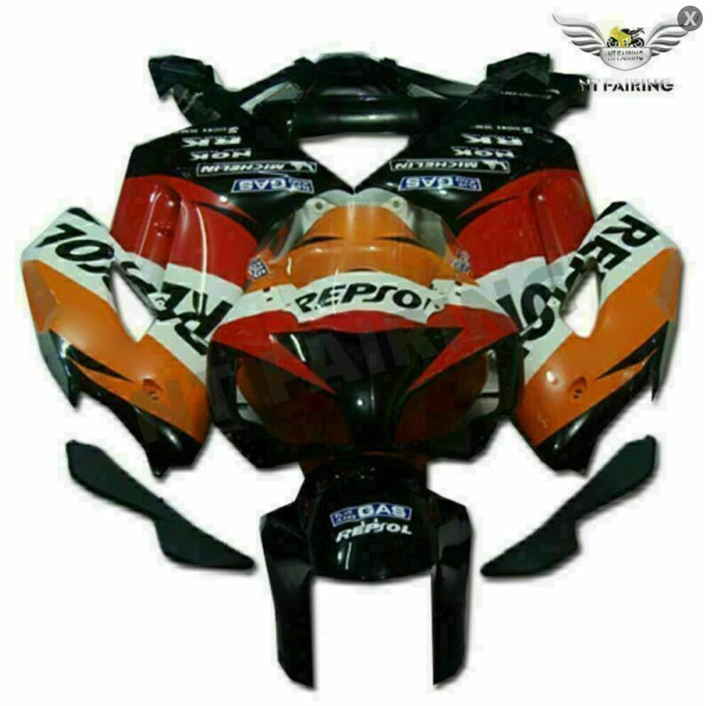NT Fairing Fit for Honda 2004-2005 CBR1000RR N031- Orange Red Black | ABS Injection