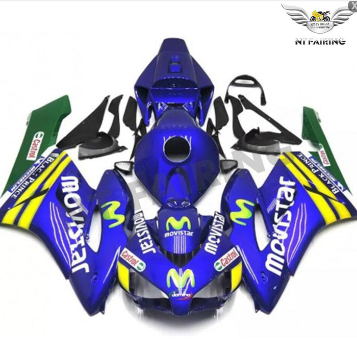 MS Injection Plastic Blue Fairing Kit Fit for Honda 2004-2005 CBR1000RR N109