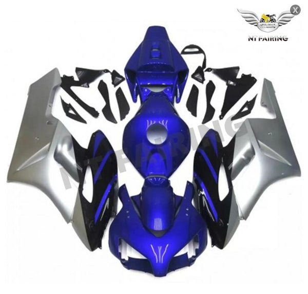NT Aftermarket Injection ABS Plastic Fairing Fit for CBR1000RR 2004-2005 Blue Silver N130