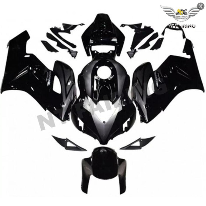 NT Aftermarket Injection ABS Plastic Fairing Fit for CBR1000RR 2004-2005 Black Gray N135