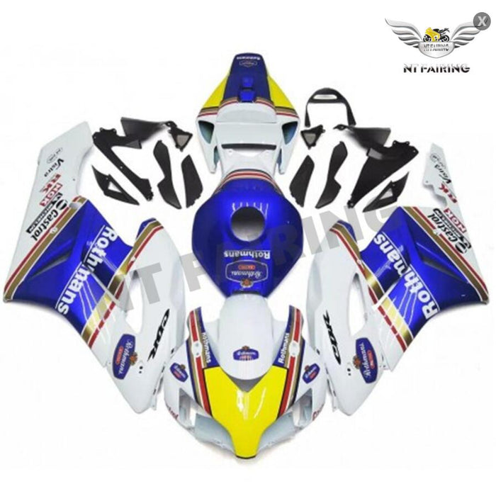 NT Aftermarket Injection ABS Plastic Fairing Fit for CBR1000RR 2004-2005 Blue Yellow White N145