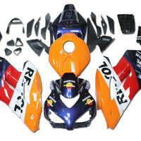 NT Aftermarket Injection ABS Plastic Fairing Fit for CBR1000RR 2004-2005 Blue Orange N154