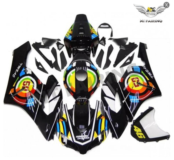 NT Aftermarket Injection ABS Plastic Fairing Fit for CBR1000RR 2004-2005 Black N129